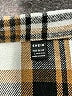 Shein 100% Polyester Plaid Gray Long Sleeve Blouse Size 8 - 10 - photo 7