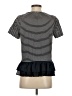J.Crew 100% Polyester Black Short Sleeve Top Size S - photo 2