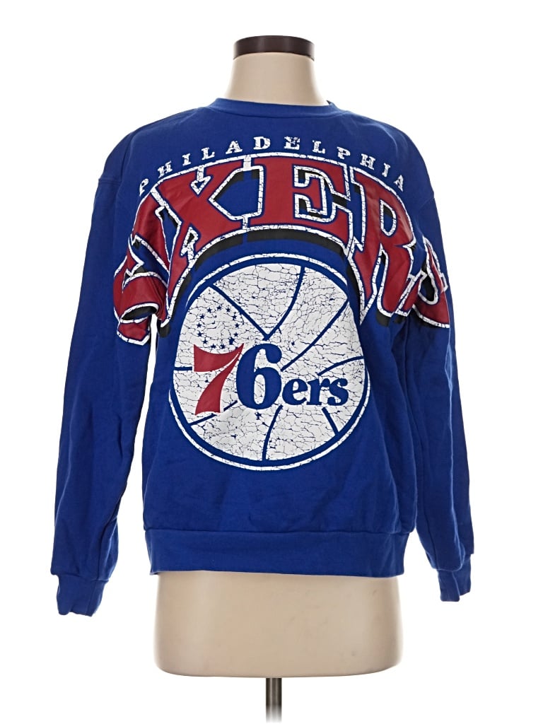 Pre-owned Mitchell & Ness Sweatshirt In Blue