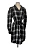 Max Studio 100% Rayon Plaid Black Casual Dress Size S - photo 1