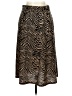 Robert Louis Animal Print Brown Tan Casual Skirt Size L - photo 1