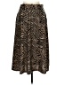 Robert Louis Animal Print Brown Tan Casual Skirt Size L - photo 2