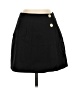Crescent 100% Cotton Solid Black Casual Skirt Size S - photo 1