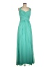 Dessy Collection 100% Polyester Teal Cocktail Dress Size 8 - photo 1
