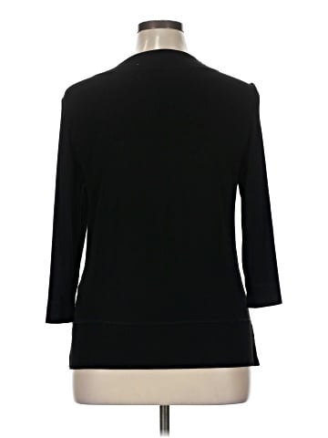 Choices 3/4 Sleeve Button-Down Shirt (view 2)