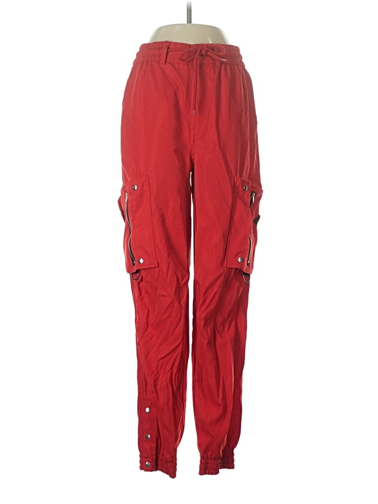 Pre-owned Unbranded Cargo Pants In Red
