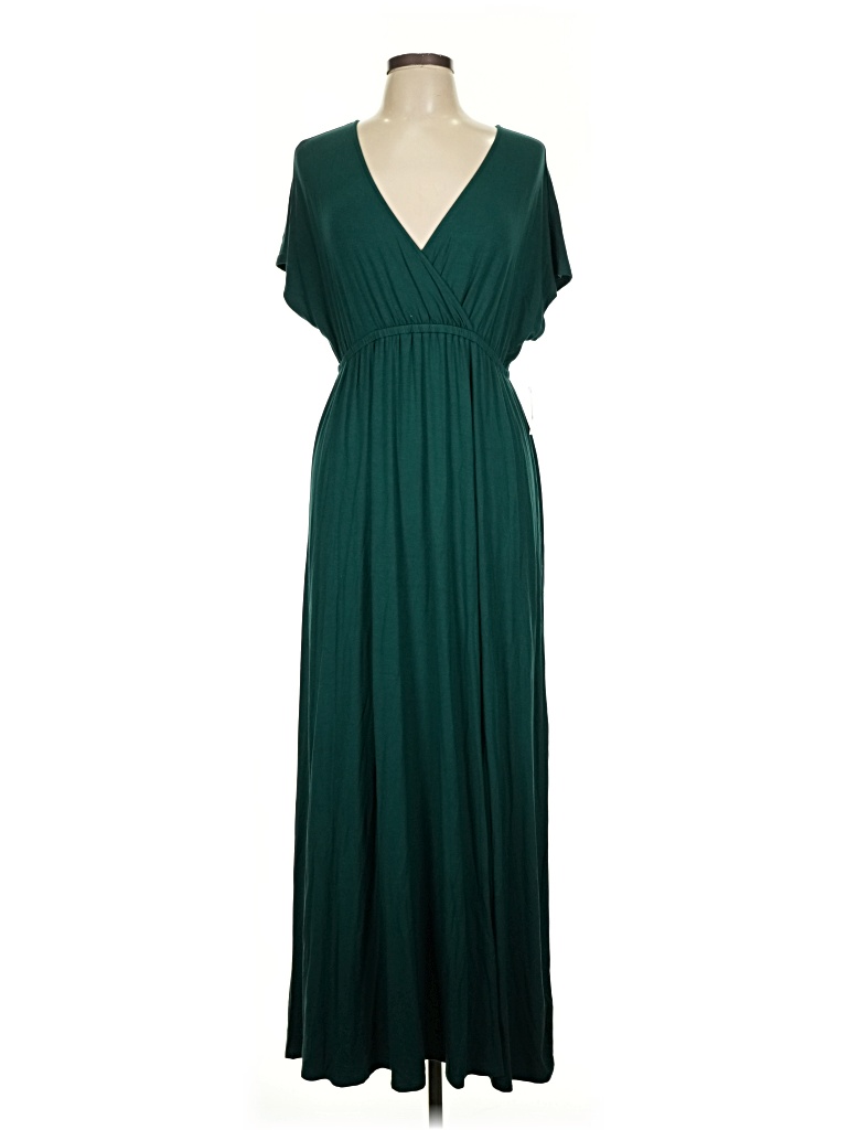 Pre-owned Amazon Essentials Casual Dress In Green