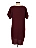 Neiman Marcus Solid Burgundy Casual Dress Size 10 - photo 2