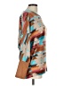 Bibi Print Brown Pullover Sweater Size L - photo 4