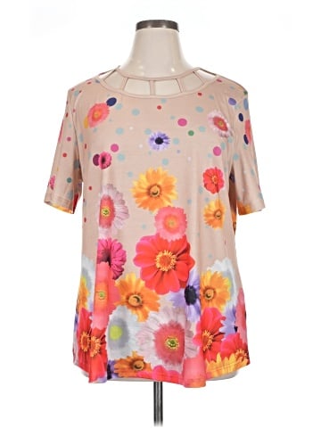 Southern Stitch Short Sleeve Blouse (view 1)