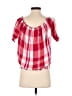 Assorted Brands 100% Viscose Red Short Sleeve Blouse Size S - photo 2