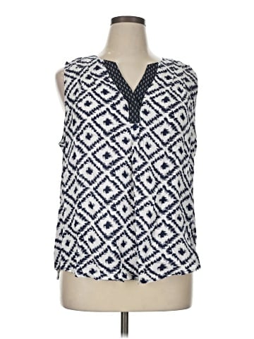 Skies Are Blue Sleeveless Blouse (view 1)