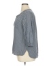 Stylus 100% Rayon Blue 3/4 Sleeve Blouse Size XL - photo 5