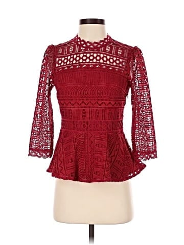 Moulinette Soeurs by Anthropologie 3/4 Sleeve Blouse (view 1)