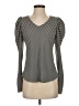 Maison d' Amelie 100% Polyester Gray Long Sleeve Top Size XS - photo 1