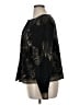 Chico's 100% Wool Metallic Black Wool Pullover Sweater Size XL (3) - photo 5