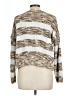 SO 100% Polyester Metallic Tan Pullover Sweater Size L - photo 2