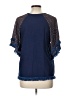 Unbranded Blue Short Sleeve Blouse Size L (estimated) - photo 2
