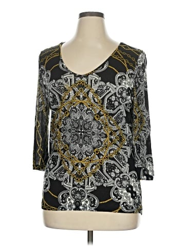 JLo by Jennifer Lopez 3/4 Sleeve Top (view 1)