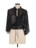 IRO Black Silver 3/4 Sleeve Blouse Size 36 - photo 1