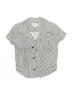 miles the label 100% Lyocell Stripes Gray Short Sleeve Button-Down Shirt 12-18 MO / 18 MO - photo 1