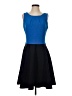 The Limited Color Block Blue Cocktail Dress Size S - photo 1