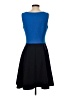 The Limited Color Block Blue Cocktail Dress Size S - photo 2