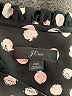J.Crew 100% Polyester Polka Dots Black 3/4 Sleeve Blouse Size 00 - photo 7