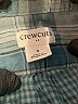 Crewcuts Outlet 100% Cotton Plaid Green Long Sleeve Button-Down Shirt Size 3 - photo 3