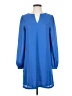Tinley Road 100% Polyester Solid Blue Casual Dress Size S - photo 1