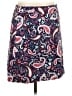 Talbots Paisley Blue Casual Skirt Size 8 - photo 1