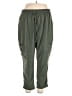 Express 100% Polyester Green Cargo Pants Size XL - photo 1