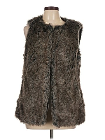 Banana Republic Faux Fur Vest (view 1)
