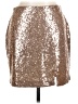 showpo 100% Polyester Metallic Gold Formal Skirt Size 10 - photo 1
