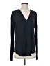 Michael Stars Blue Black Long Sleeve Henley Size Sm (0) - photo 1