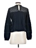 Superdry Blue Long Sleeve Blouse Size 2 - photo 2