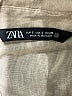 Zara Tan 3/4 Sleeve Button-Down Shirt Size S - photo 6