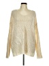 Unbranded 100% Acrylic Gold Tan Pullover Sweater Size L - photo 1