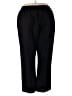 Alfred Dunner 100% Polyester Solid Black Casual Pants Size 24W - photo 2
