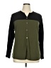 Unbranded Color Block Green Cardigan Size XL - photo 1