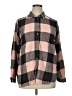 American Eagle Outfitters Plaid Brown Long Sleeve Button-Down Shirt Size XL - photo 1