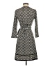 Max Studio 100% Polyester Print Black Casual Dress Size S - photo 2