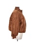 Shein Curve Solid Brown Jacket Size 20 Plus (4) - photo 4