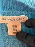 Happily Grey Blue Pullover Sweater Size M - photo 7