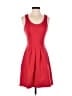 J.Crew Solid Red Cocktail Dress Size 0 - photo 1