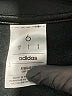 Adidas 100% Polyester Black Zip Up Hoodie Size 6 - photo 3