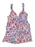 Unbranded Print Pink One Piece Swimsuit Size 10 - photo 1