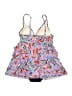 Unbranded Print Pink One Piece Swimsuit Size 10 - photo 2