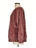 Cuddl Duds 100% Polyester Chevron-herringbone Burgundy Pullover Sweater Size L (petite) - photo 5
