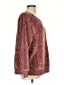 Cuddl Duds 100% Polyester Chevron-herringbone Burgundy Pullover Sweater Size L (petite) - photo 4